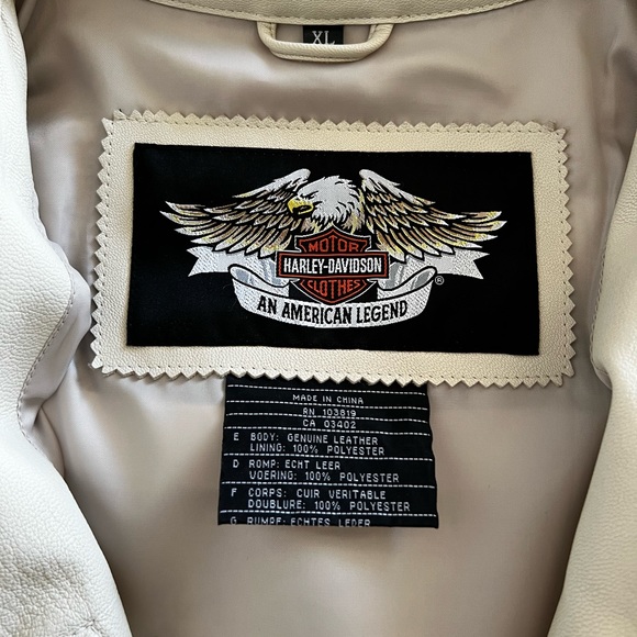 Genuine Leather Harley Jacket - Picture 3 of 5